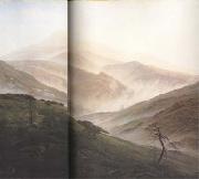 Mist Rising in the Riesengebirge (mk10) Caspar David Friedrich